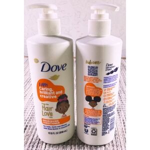 DOVE~Kids' Nourishing Pump Conditioner For Coils, Curls & Waves 17.5 fl Lot Of 2